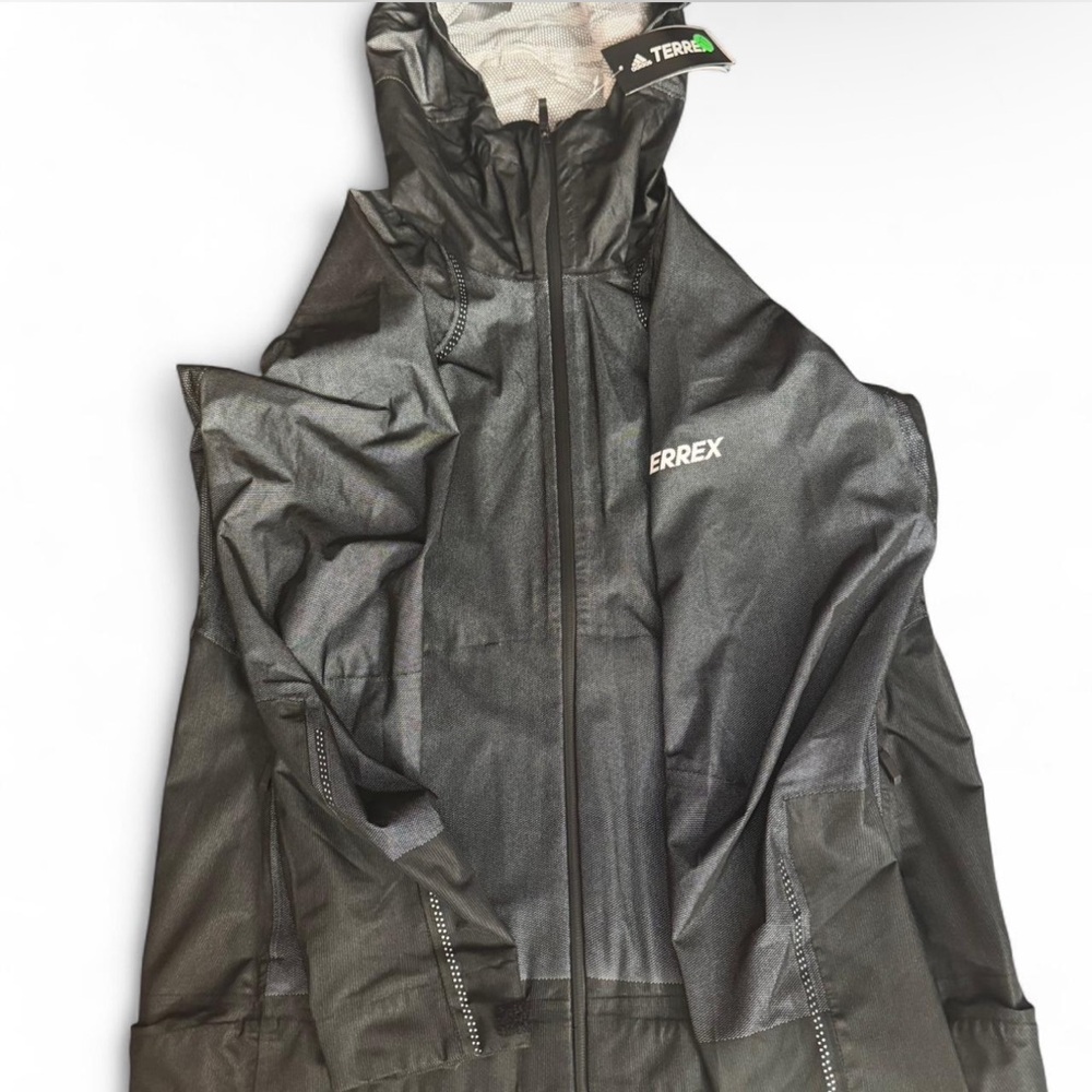 Adidas Terrex Climaproof Charcoal Jacket (WOMENS) Size Medium